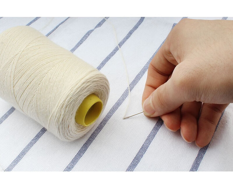 畅印缝被子线棉线粗线手工家用老式手缝针线大卷缝衣服的线黑色缝纫线