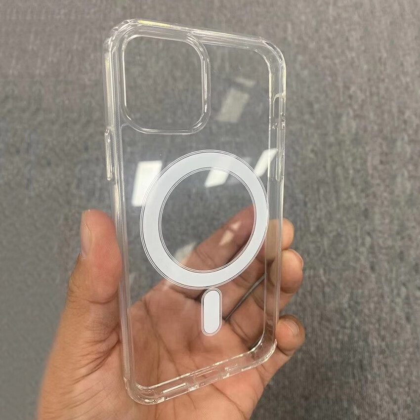 适用iphone12苹果手机壳透明磁环壳现货 磁吸-iphone12mini(5