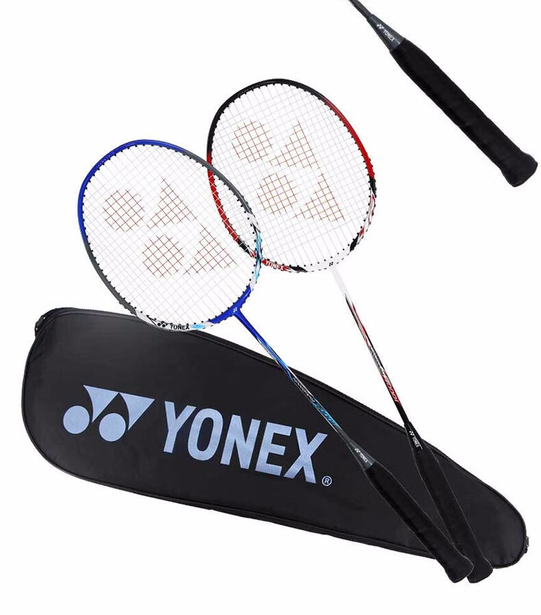 yonex尤尼克斯羽毛球拍超轻全碳素yy成人男女对拍训练拍3u4u已穿线