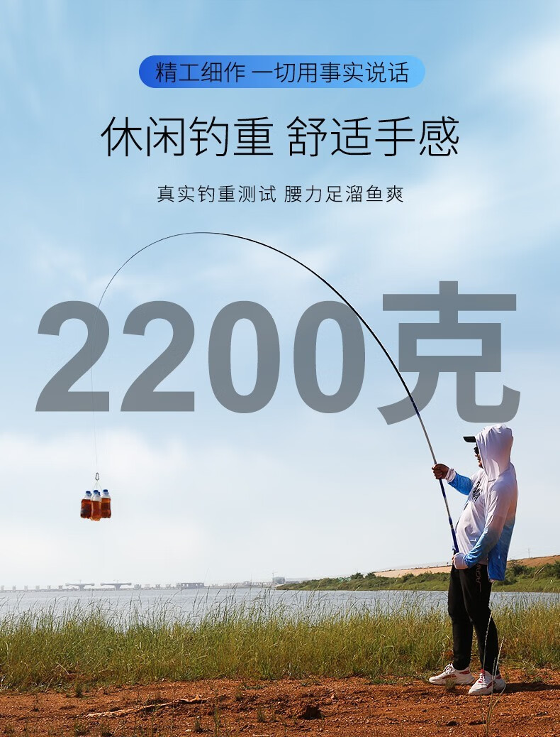 钓鱼王魁拔情鱼竿28调轻硬钓鱼竿手竿黑坑鲫鲤鱼竿台钓竿36m标准28调