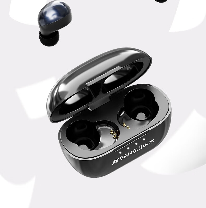 山水sansuitw10真无线蓝牙耳机迷你降噪运动音乐跑步游戏耳机适用于