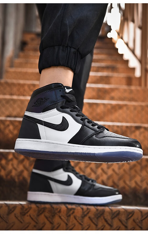 莆田aj男鞋高帮空军一号男高帮莆田纯原联名高帮板鞋男运动篮球潮鞋