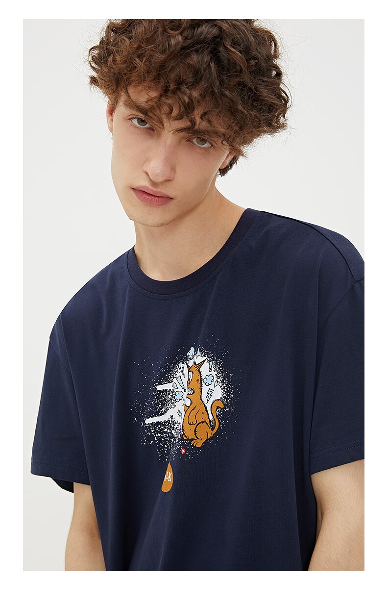 airwalk短袖t恤男 2020新款潮牌男装半袖宽松纯棉圆领打底衫男t恤短袖