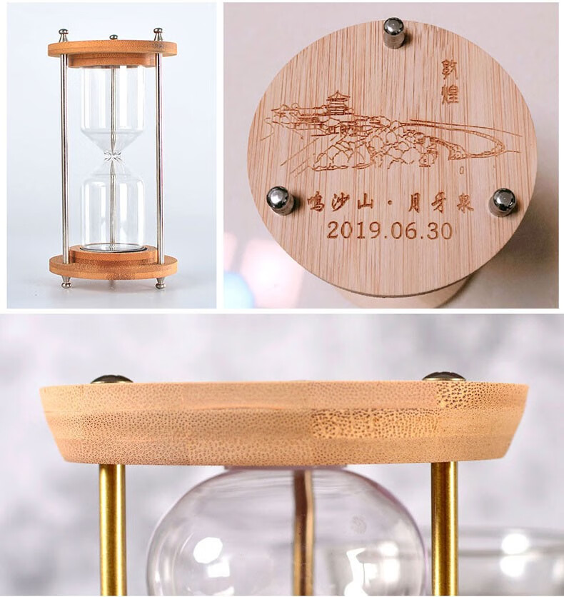 可以自己装沙的沙漏计时器自装沙沙漏 创意沙子diy玻璃瓶许愿瓶自制