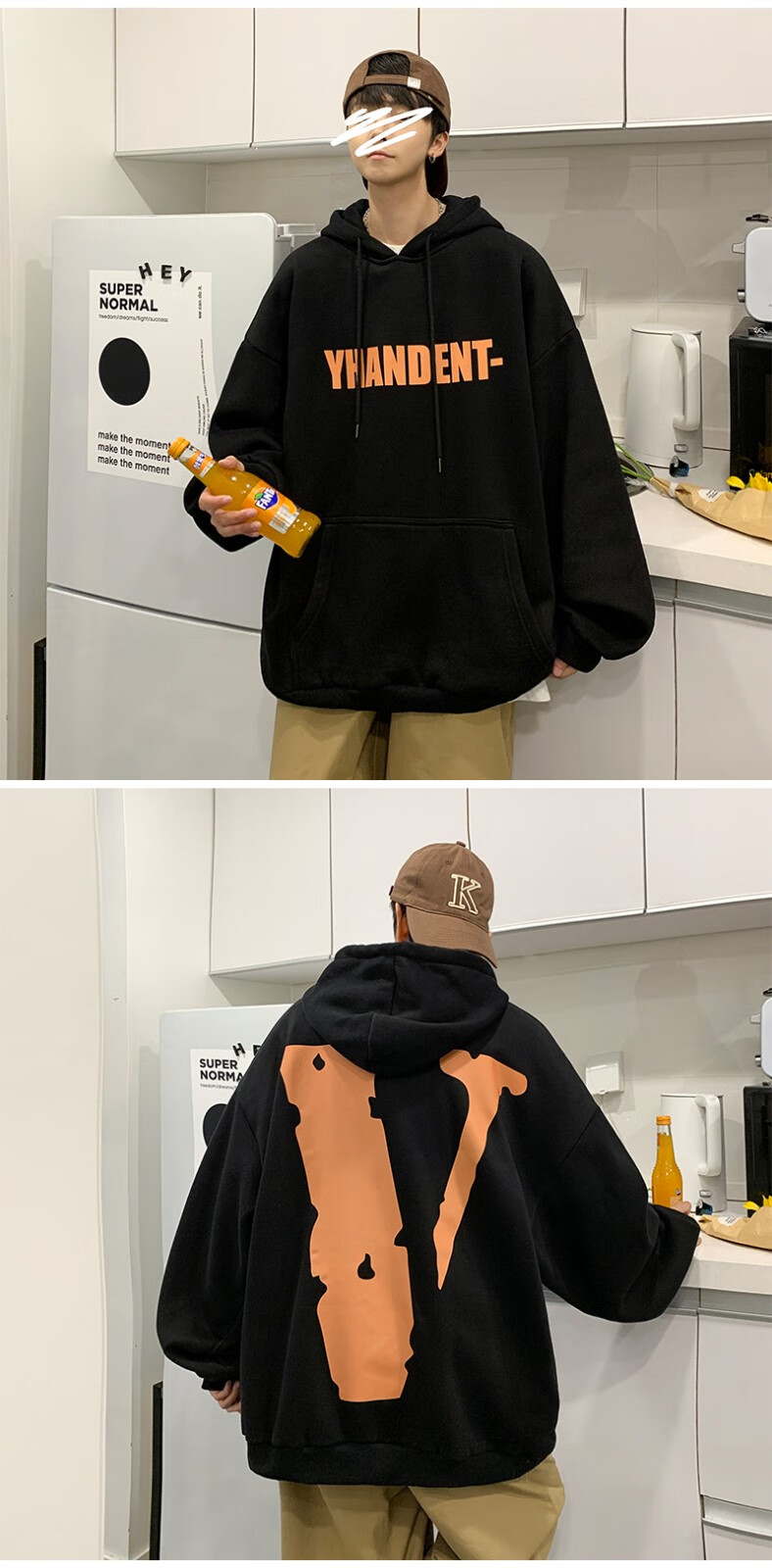 龙狮戴尔(lonsdale) lonsdale欧美hiphop大v卫衣男连帽重磅美式外套