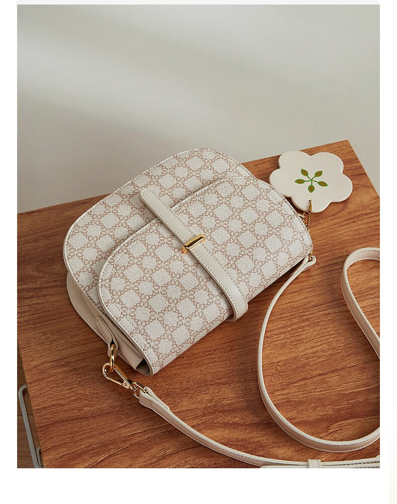 皓顿包包女包2022新款马鞍包时尚百搭单肩包女个性小包女友生日礼物送