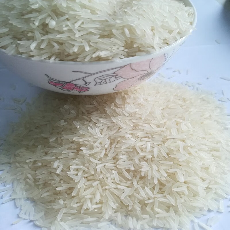 广东白燕富贵银丝皇籼米5kg油粘米优质丝苗米长粒香大米10斤