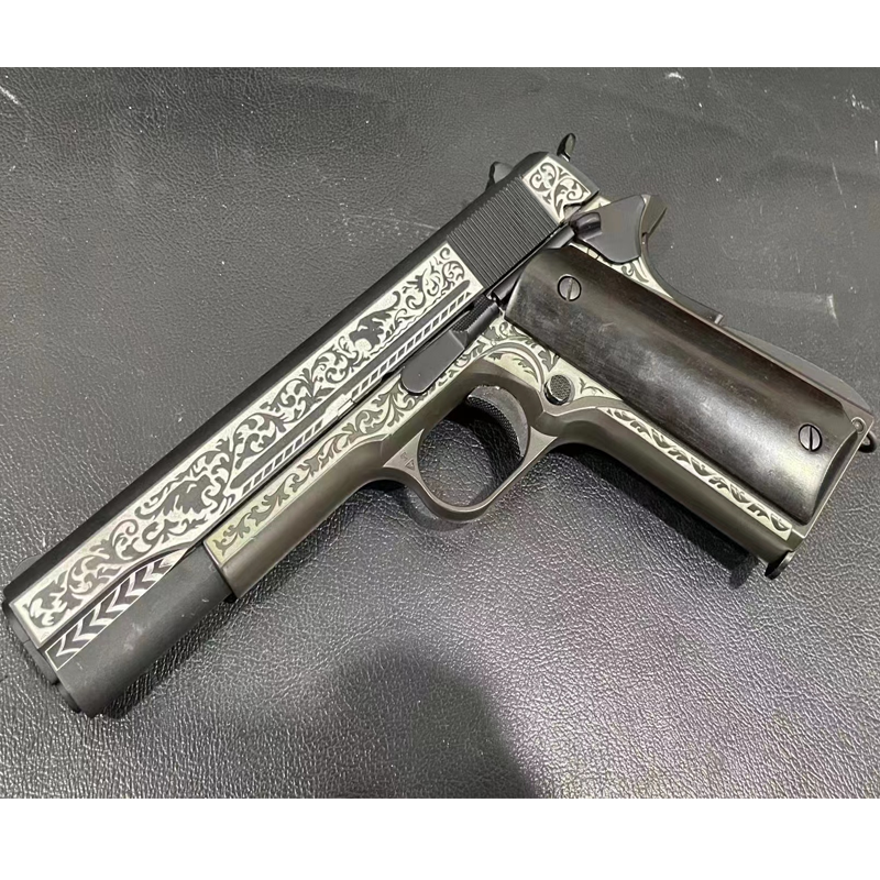 战鹰zy2模型m1911金属玩具枪仿真模型枪1105军迷收藏冷媒动力zy1zy238