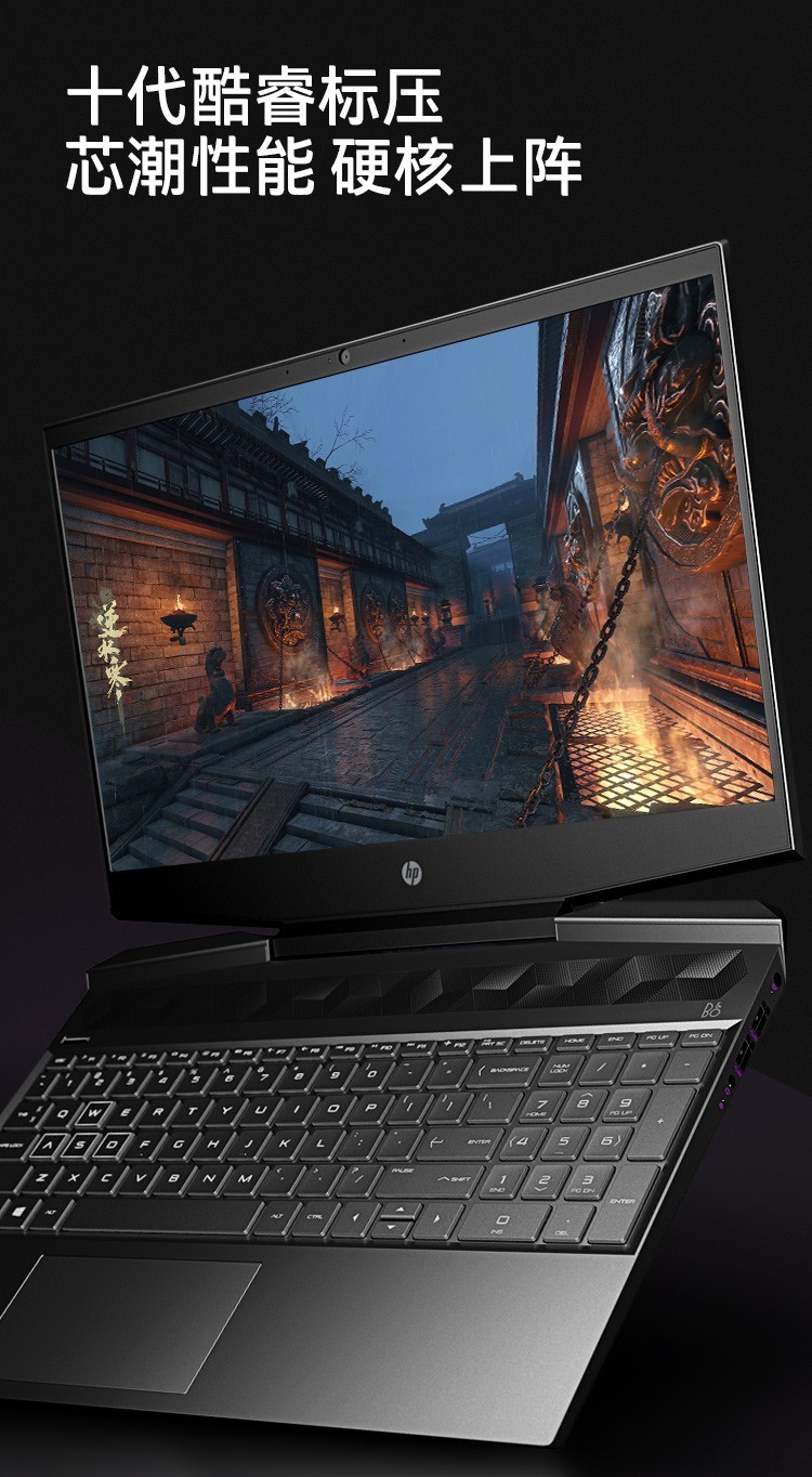 惠普(hp)暗影精灵6代 i5-10300h 1650ti 72色域 紫色 8g内存 512g固态