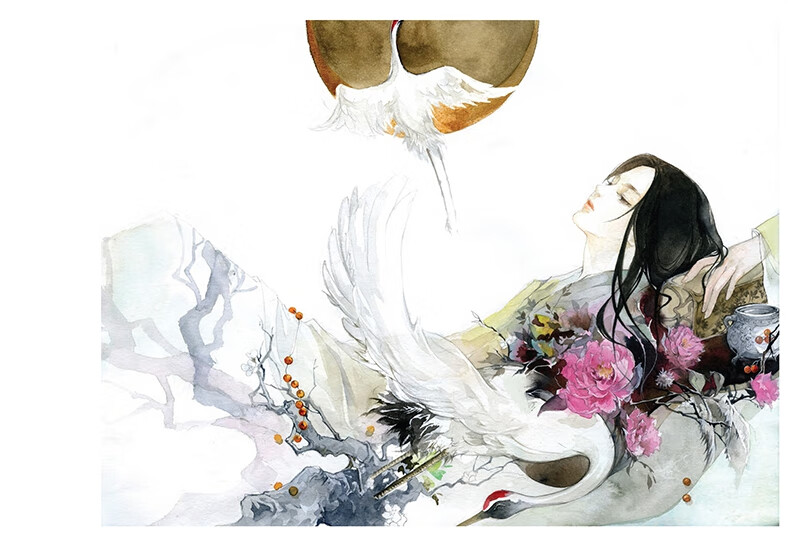 银莲花(eno.经典手绘古风画集)