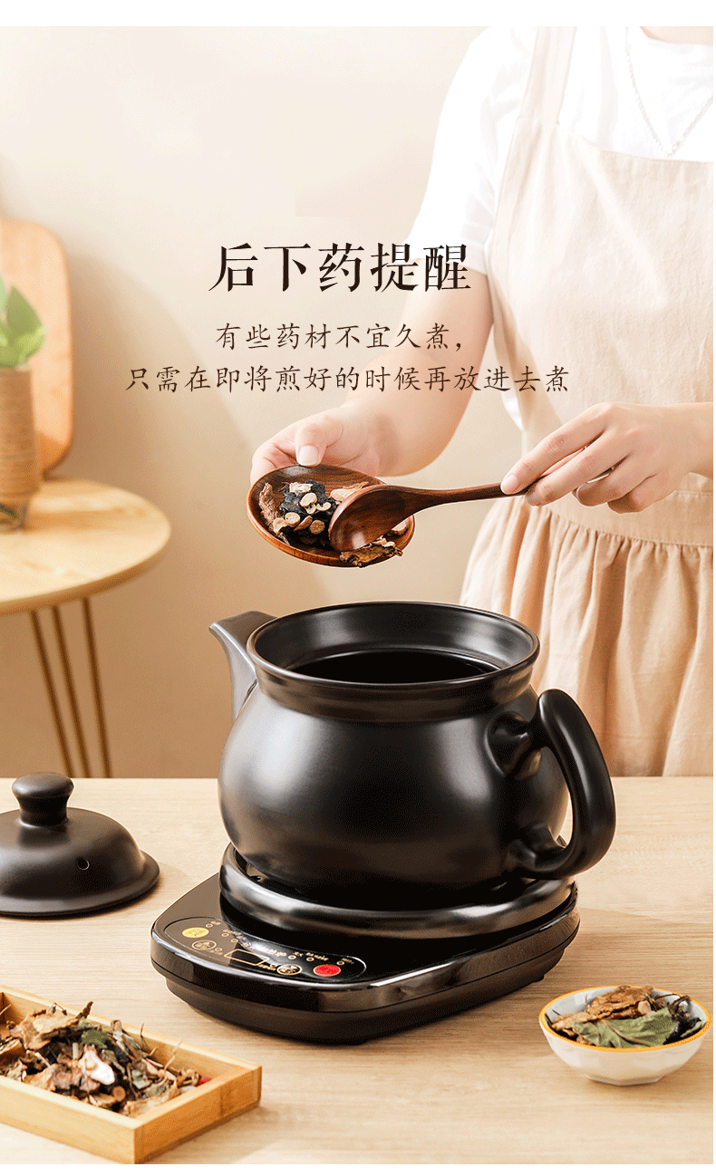 安卉源中药锅煎药壶中药壶熬药砂锅家用全自动智能煲中药熬药壶电药锅