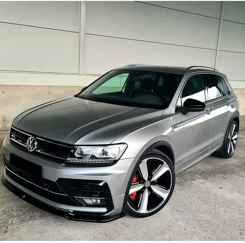 1722途观l运动外观前脸改装前铲外观改rline前杠前唇改装黑武士1721款