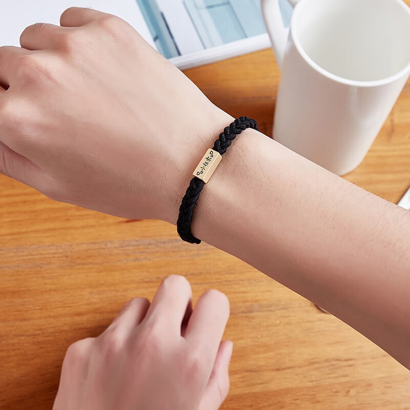 送男朋友小皮筋情侣一对送女朋友小皮套头绳女手链编织绳11情侣鲸鱼粉