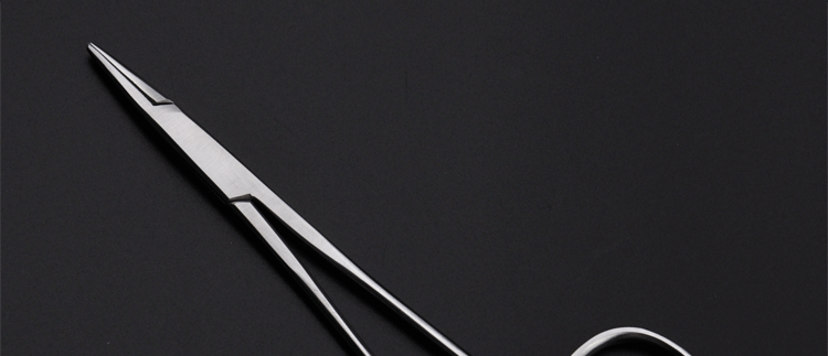 医用实验外科练习拔罐宠物拔毛持针钳显微持针器外科器械持针器125cm