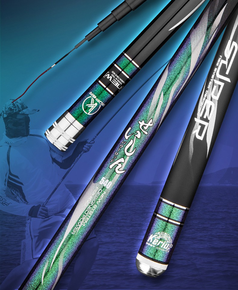 冈原精工(okabara seiko) 旗舰鱼竿日本进口碳素超轻短节手竿溪流竿28