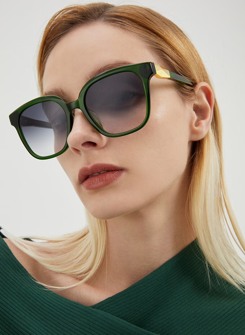 情人节礼物charleskeith21新品ck351280473女士方形粗框摩登太阳眼镜