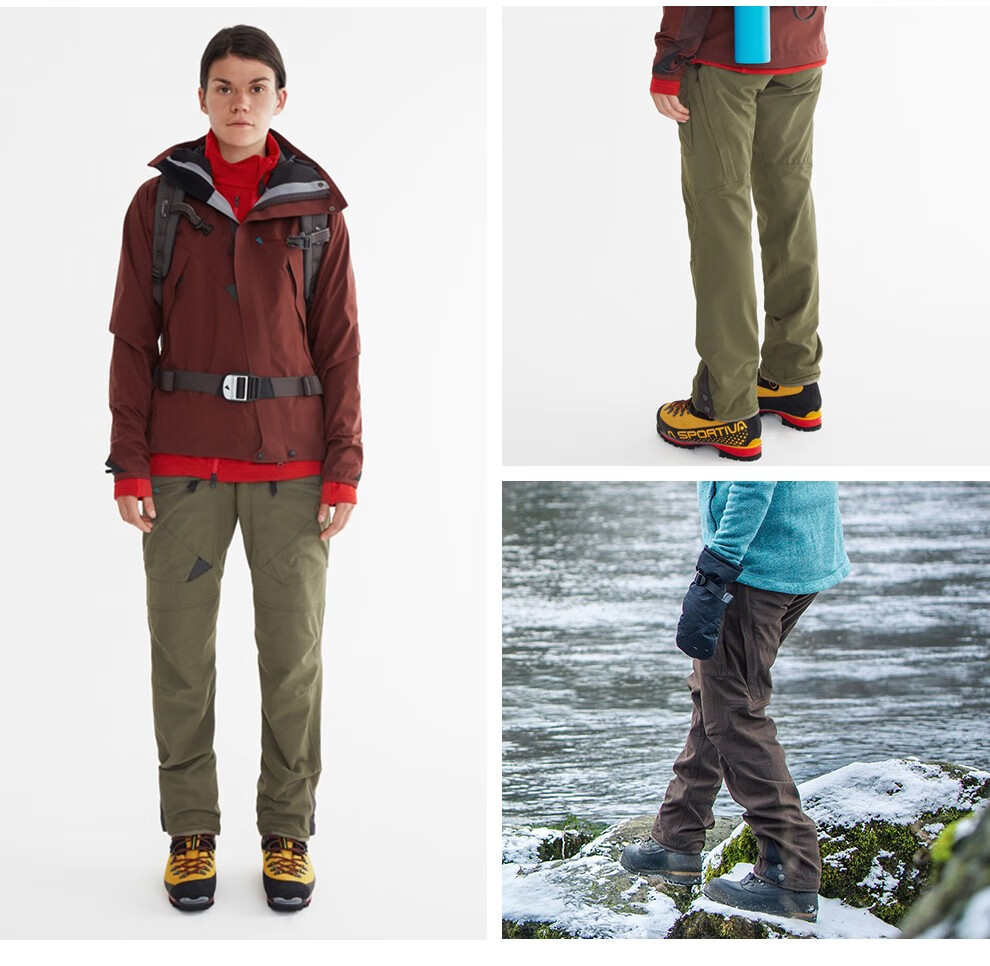 瑞典klattermusen攀山鼠户外运动防风保暖女款冲锋裤gere2.