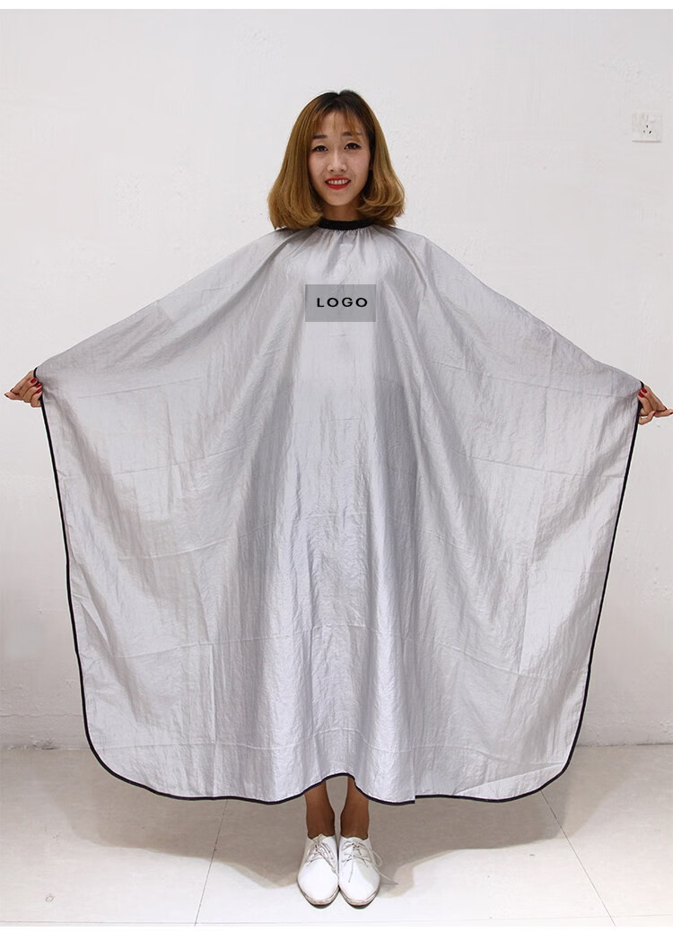 古木鑫理发店围布发廊专用理发围布美发围布高档专业定制剪发围布灰色