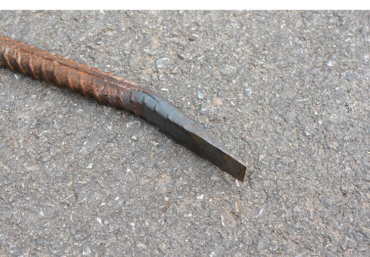 木工撬棍拆模撬棒螺纹钢7字形撬杠手工锻打起钉器铝模定制22粗长13米