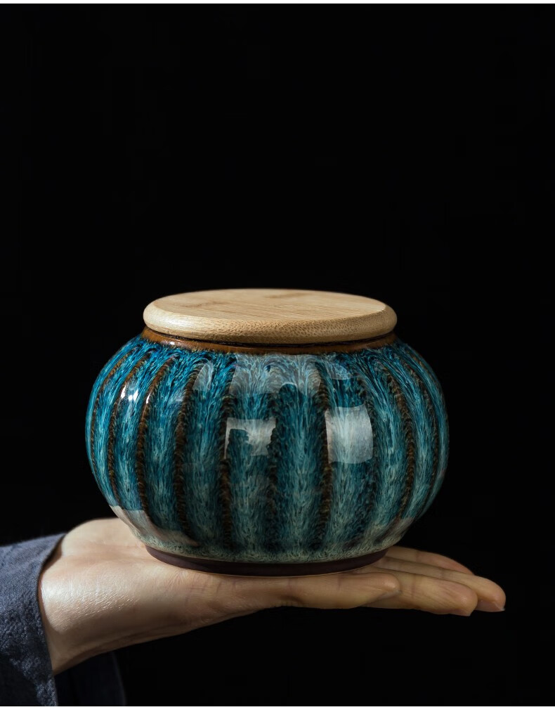 苏蔻高档复古田禾窑变功夫茶具茶杯套装家用陶瓷功夫泡茶壶茶杯建盏送