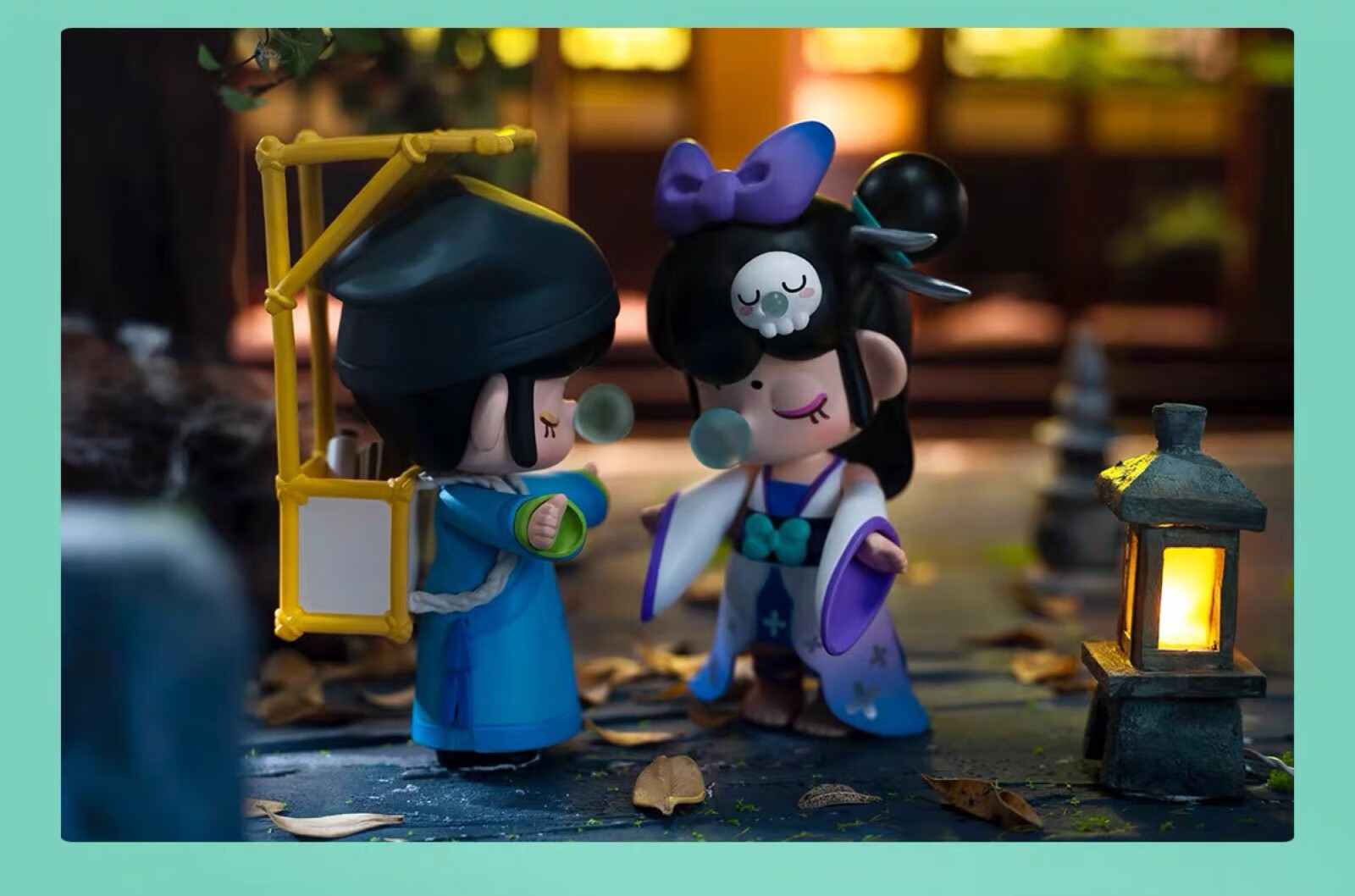 正版nanci囡茜3代与子成说盲盒可爱女生手办古风公仔摆件 祝英台