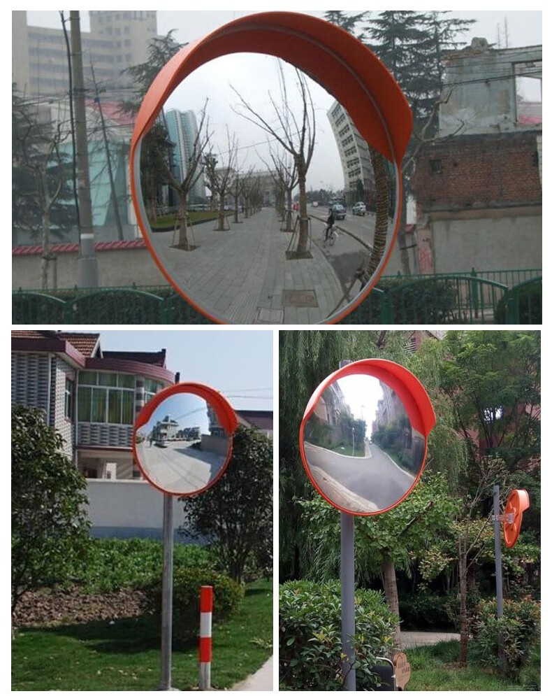 道路反光镜凸面镜室外广角镜室内转弯镜凸透镜交通反光镜凹凸镜停车场