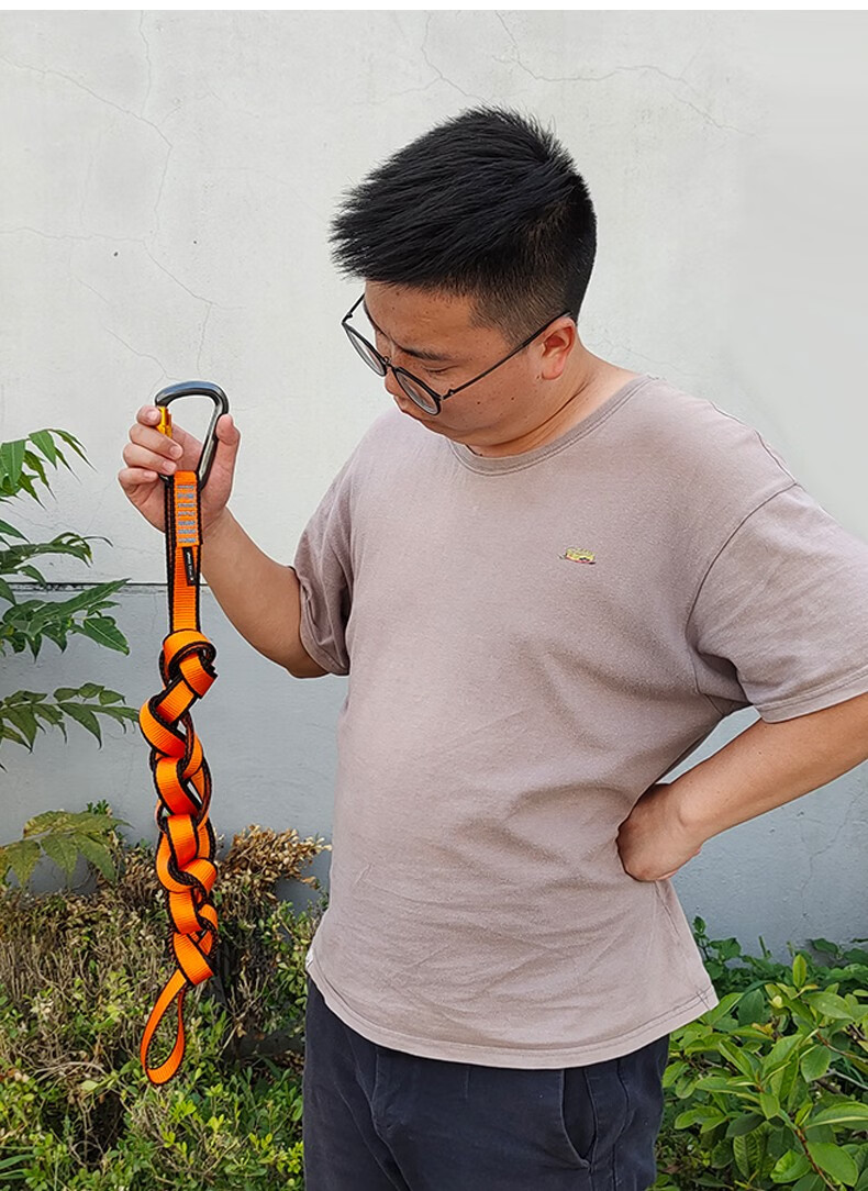 安索户外攀岩扁带登山速降保护扁带绳耐磨尼龙扁带环瑜伽扁带装备80cm