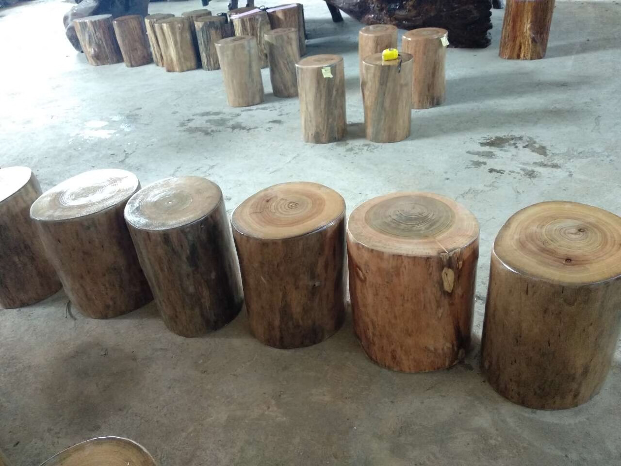 香樟木墩实木凳子树根根雕茶台圆凳香樟木原木墩子木桩树桩凳子香樟