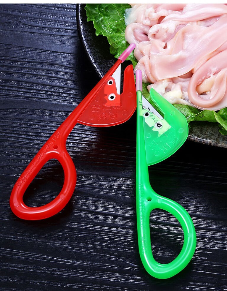 刀鸭肠刀通肠刀翻鸡肠神器鱼肠刀泥鳅清洗刀多功能家禽穿鸡鸭通肠刀