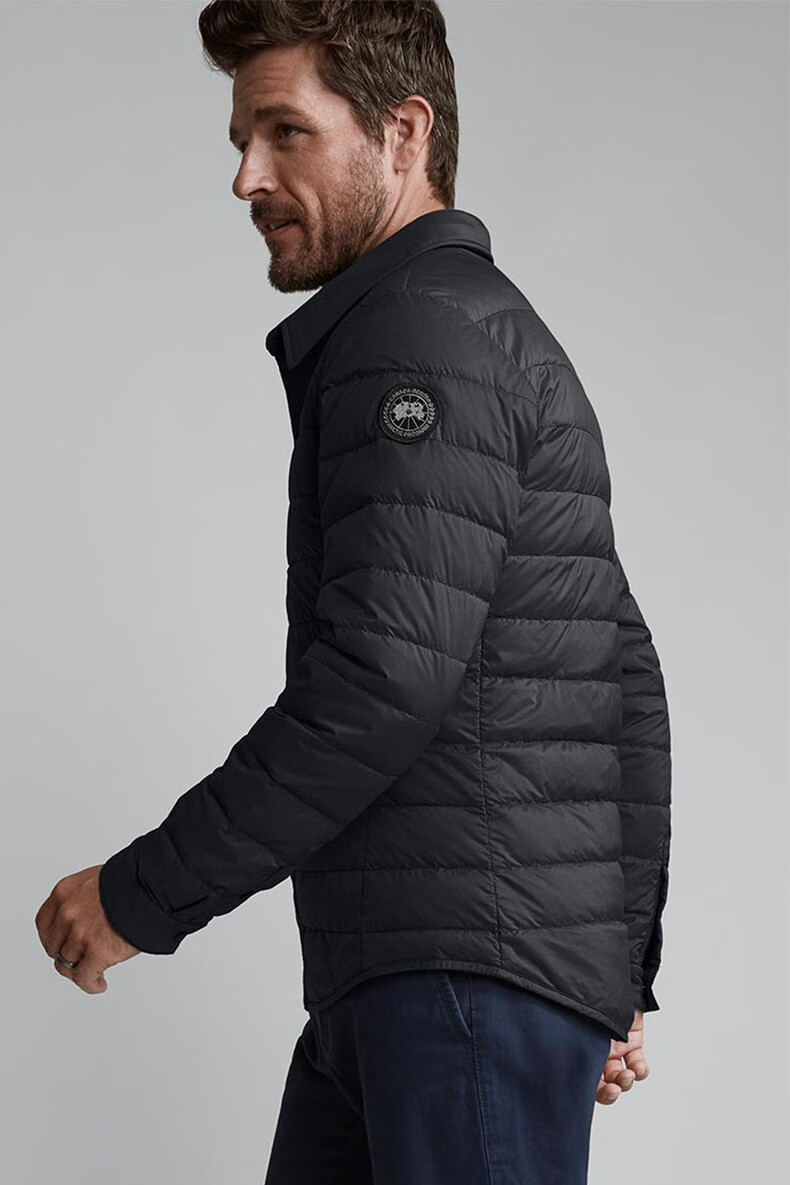 canada goose加拿大鹅 jackson男士黑标羽绒衬衫羽绒服 2218mb 61