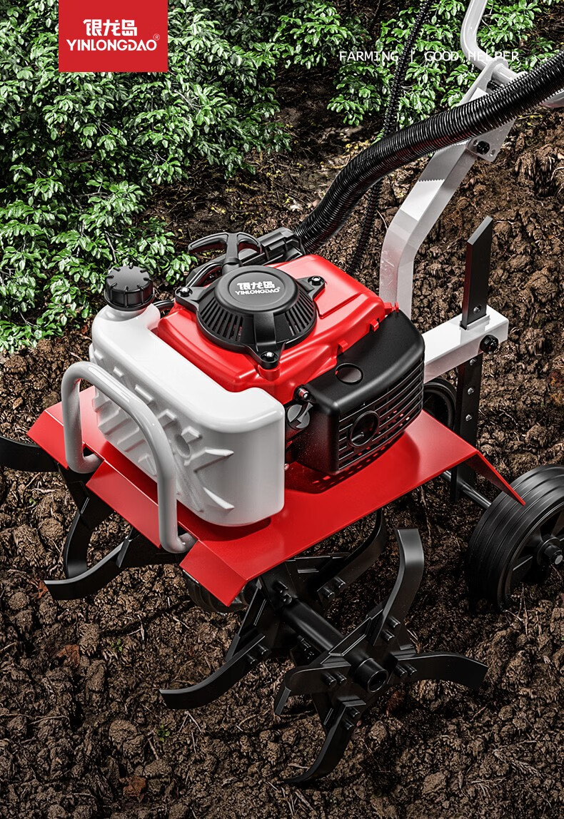 银龙岛(yinlongdao)微耕机农用机械汽油旋耕机农机耕地机小型多功能