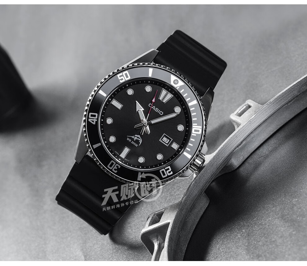 卡西欧casio手表剑鱼潜水表夜光指针运动男士表mdv1071a1