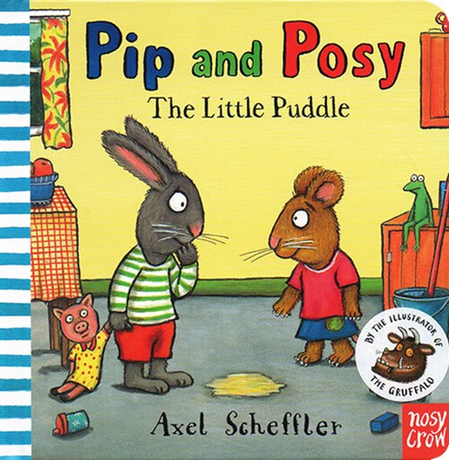 波西和皮普 尿裤子 纸板书 pip and posy the little puddle 英文原版