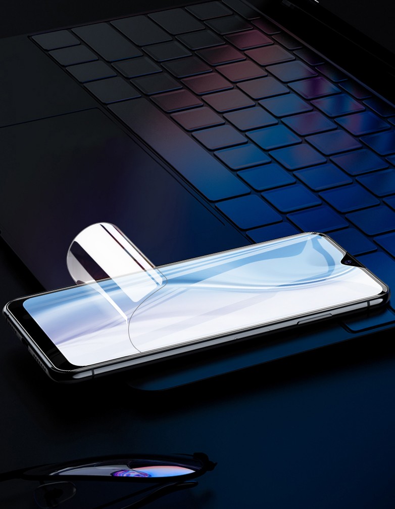 爵耐vivoy30水凝膜vivoy30全屏覆盖防指纹高清隐形手机软膜 水凝金刚