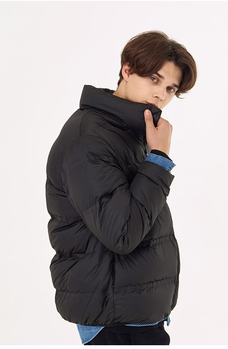 男装 羽绒服 摩高(mogao) 【商场同款】摩高冬季立领羽绒夹克男宽松