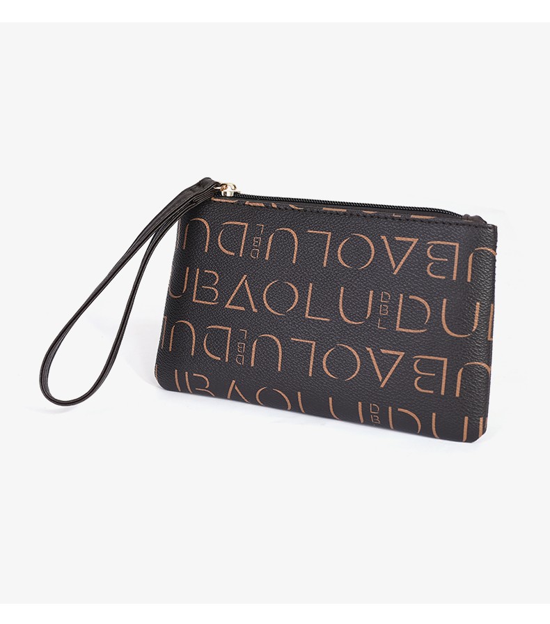 dubaolu都宝路包包女包夏季新款个性手拿手机包钱包卡包休闲百搭米白