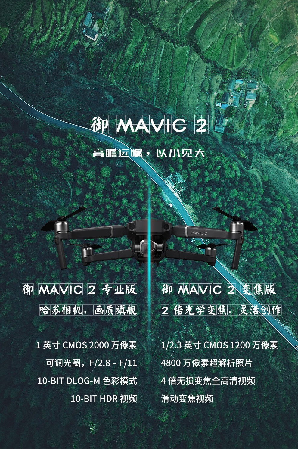 二手99新大疆dji御mavic2pro哈苏专业版御2zoom变焦版智能航拍无人机
