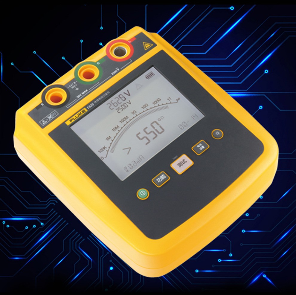 福禄克fluke绝缘电阻测试仪高精度数显兆欧表电子数字摇表质保一年f