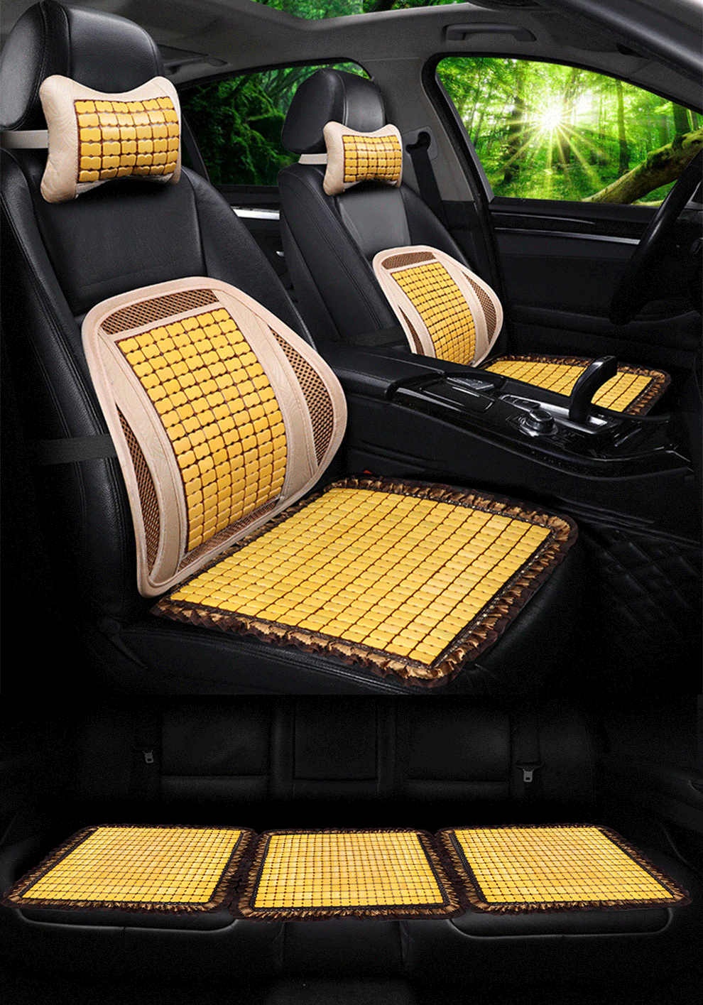 汽车座套单片宝俊730宏光s1s3威旺m20新能源电动车通用坐垫咖色花边五