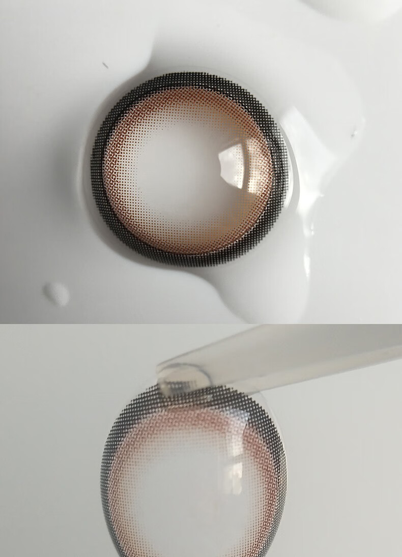 hangee甜甜圈美瞳年抛2片装145mm大直径日系大黑边减龄日常款狗狗眼