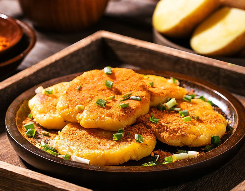 刘姨妈洋芋粑粑8090后怀旧贵州特产土豆泥手工油炸小吃马铃薯糕点