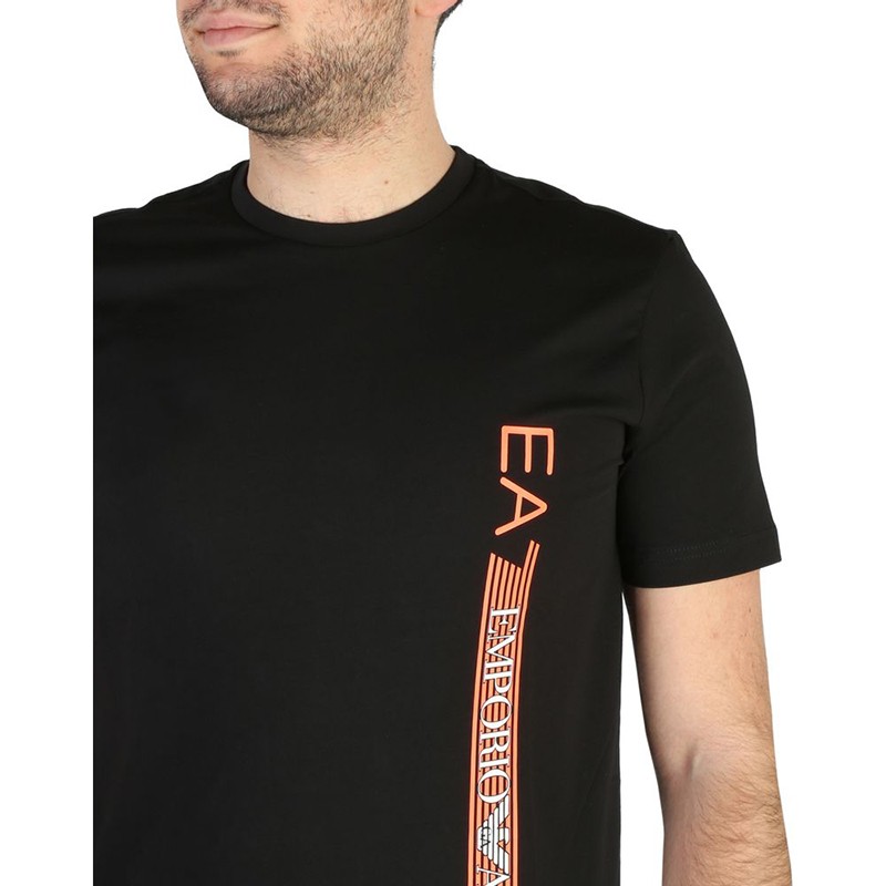 emporio armani 安普里奥 阿玛尼 男士黑色印花短袖t恤 黑色 s【图片