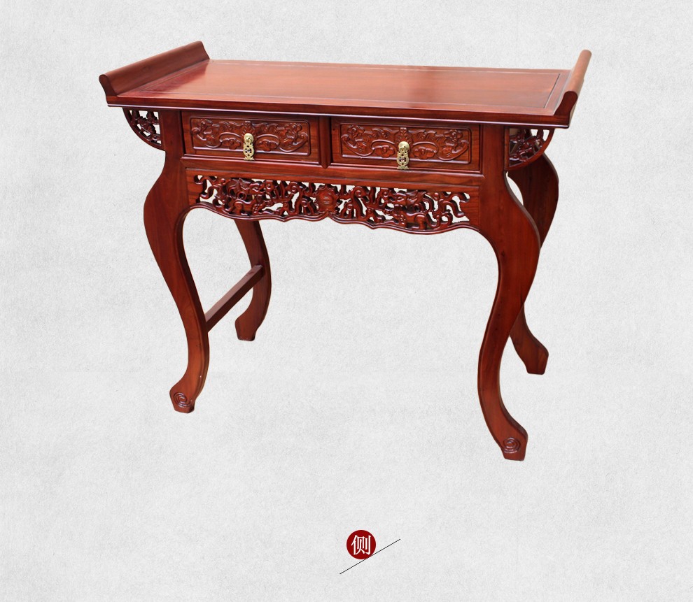 悦垚实木家具中式仿古香案供桌木质神台供台佛龛佛桌贡桌条案条几