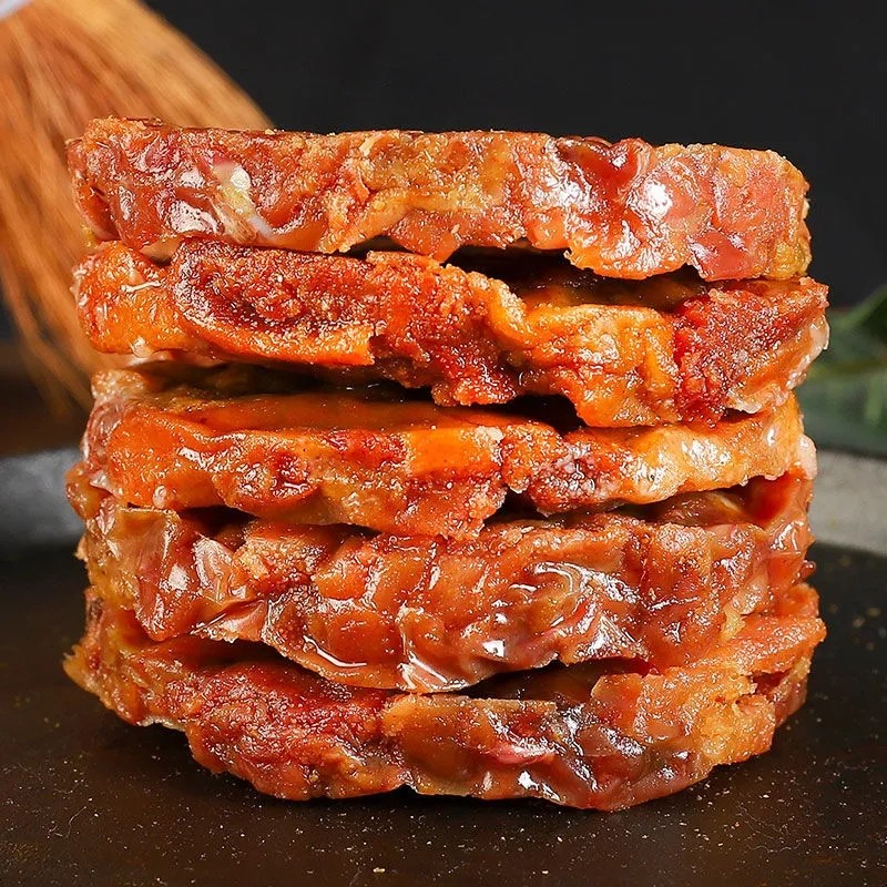 晨臻青岛脂渣饼猪油渣猪肉干五花肉即食小吃解馋零食脂渣特产肉饼84g