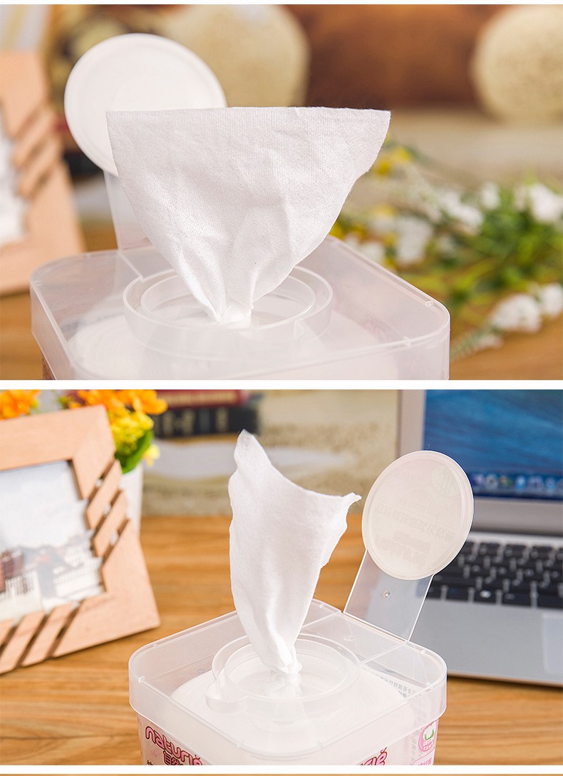 【屈臣氏】自然秘语竹纤维抽取式化妆棉150抽 纸盒