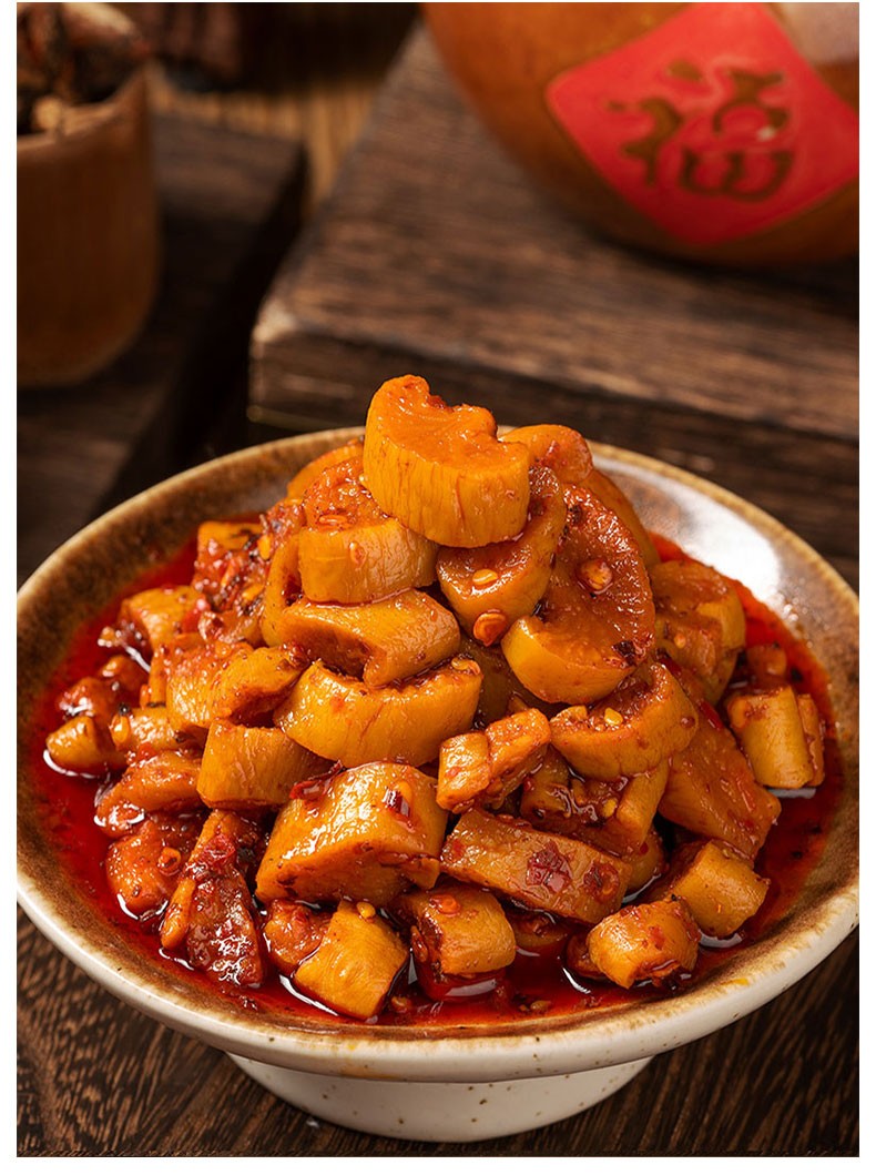 重庆赶水萝卜干石房子萝卜干重庆特产下饭菜 红油 220g*2瓶【图片