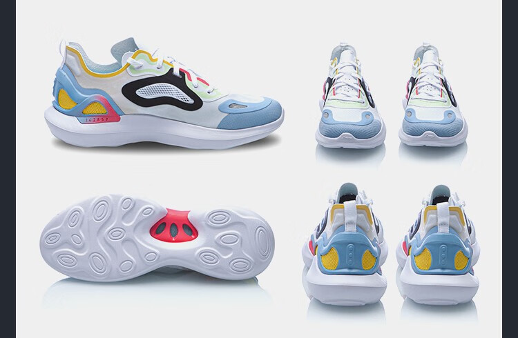 李宁休闲鞋女鞋2020新款羿星2020春夏新款经典时尚低帮运动鞋标准白