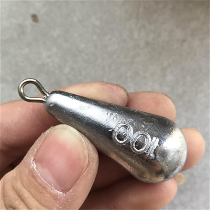 铅坠水滴铅坠带环铅坠通心坠海竿抛竿远投钓鱼铅坠防挂底串钩鱼坠