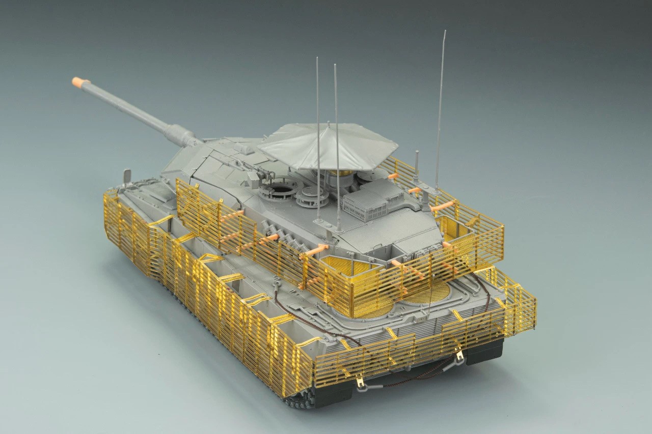 军事拼装模型1/35加拿大豹2a6m can含活动履带主站坦克麦田50同款 单