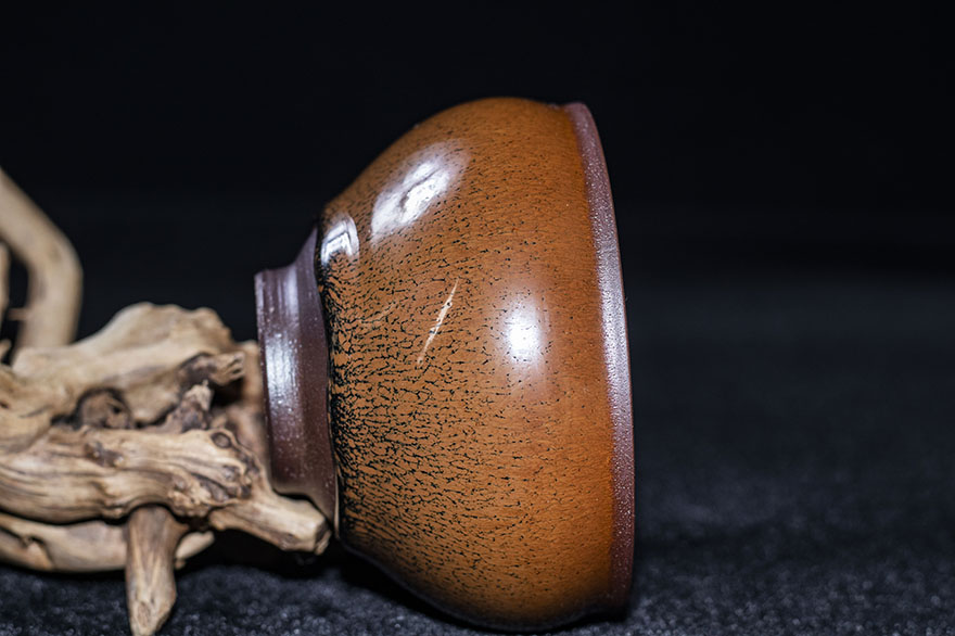 柴烧兔毫盏刘学明建阳建盏茶具非实物拍照口径9b93